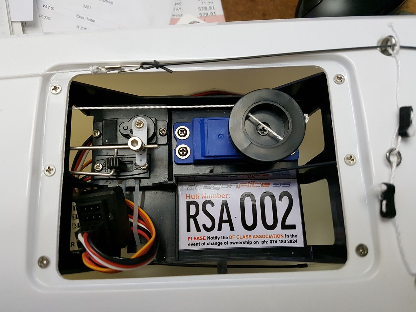 DF 95 Hull Number Decal - South Africa