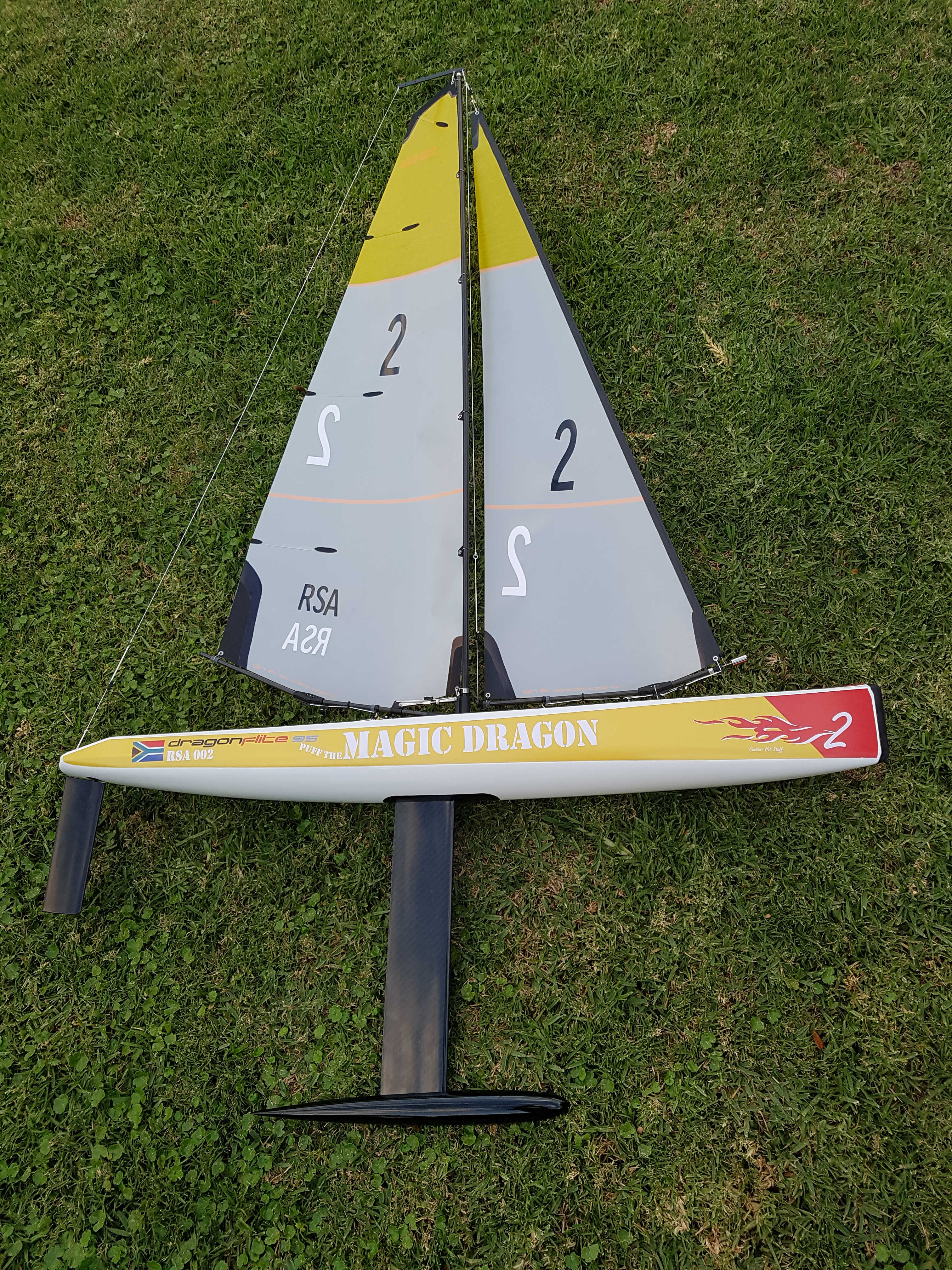 Dragon Flite 95 South Africa Coloured Decals